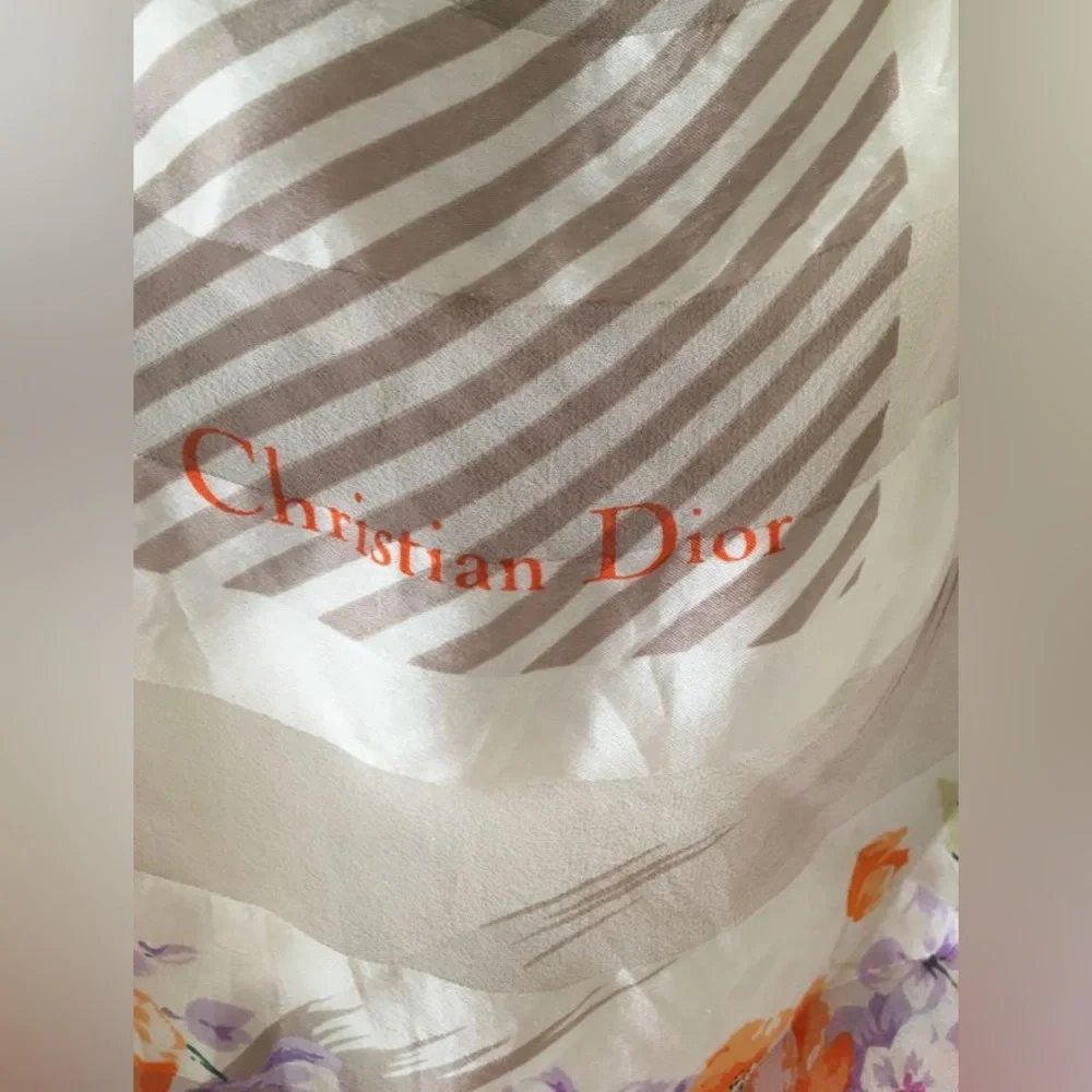 RARE AUTHENTIC VINTAGE Christian Dior Scarf